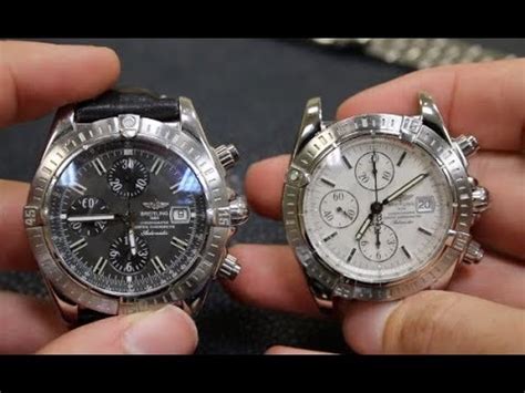 breitling chronomat 40mm pilot fake replica how to tell|how to identify a breitling.